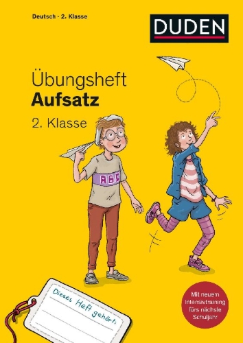 Buchcover und Innenansicht für das Buch: Übungsheft - Aufsatz 2.Klasse