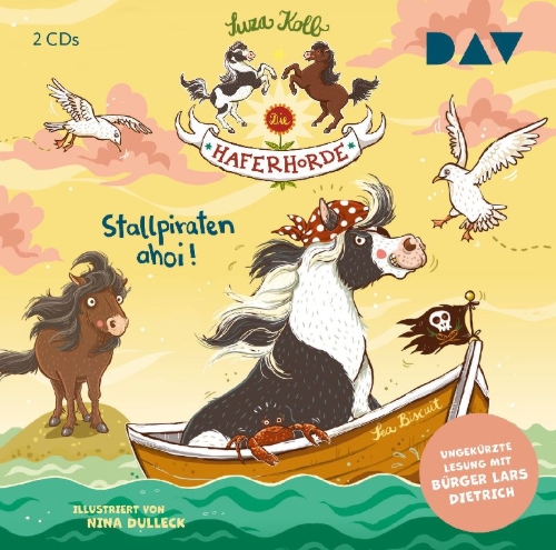 Buchcover und Innenansicht für das Buch: Die Haferhorde 05: Stallpiraten ahoi!