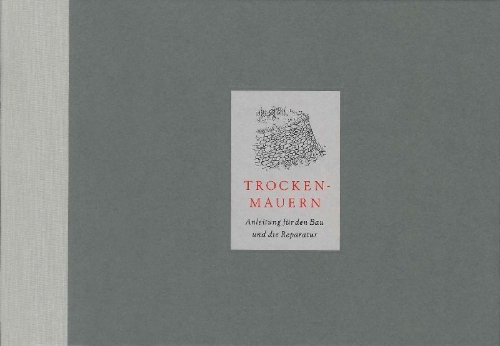 Buchcover und Innenansicht für das Buch: Trockenmauern