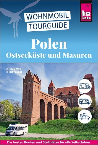 Buchcover und Innenansicht für das Buch: Reise Know-How Wohnmobil-Tourguide Polen - Ostseeküste und Masuren
