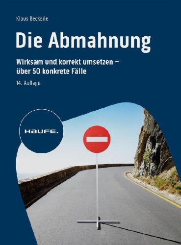 Buchcover und Innenansicht für das Buch: Die Abmahnung