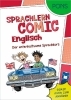 Buchcover und Innenansicht für das Buch: PONS Sprachlern-Comic Englisch
