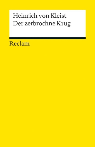 Buchcover und Innenansicht für das Buch: Der zerbrochne Krug. Ein Lustspiel