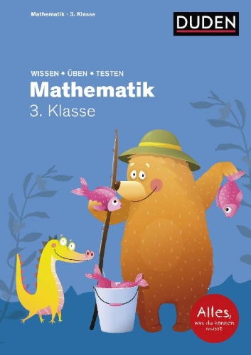 Buchcover und Innenansicht für das Buch: Wissen - Üben - Testen: Mathematik 3. Klasse