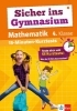 Buchcover und Innenansicht für das Buch: Sicher ins Gymnasium 15-Minuten-Kurztests Mathematik 4. Klasse