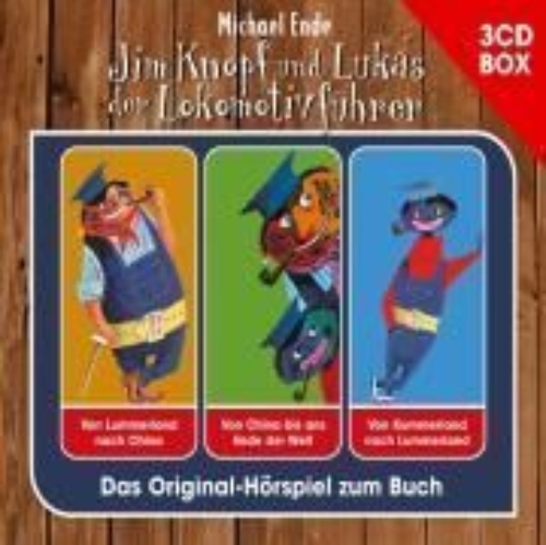 Buchcover und Innenansicht für das Buch: Jim Knopf Hörspielbox