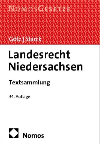Buchcover und Innenansicht für das Buch: Landesrecht Niedersachsen
