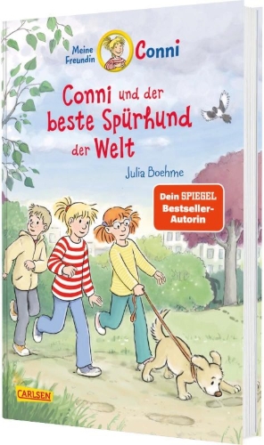 Buchcover und Innenansicht für das Buch: Conni Erzählbände 44: Conni und der beste Spürhund der Welt