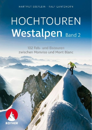 Buchcover und Innenansicht für das Buch: Hochtouren Westalpen Band 2