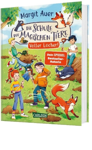 Buchcover und Innenansicht für das Buch: Die Schule der magischen Tiere Neuausgabe 2: Voller Löcher!