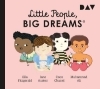 Buchcover und Innenansicht für das Buch: Little People, Big Dreams® - Teil 2: Ella Fitzgerald, Jane Austen, Coco Chanel, Muhammad Ali