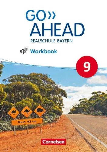 Buchcover und Innenansicht für das Buch: Go Ahead 9. Jahrgangsstufe - Ausgabe für Realschulen in Bayern - Workbook mit Audios online