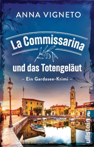 Buchcover und Innenansicht für das Buch: La Commissarina und das Totengeläut