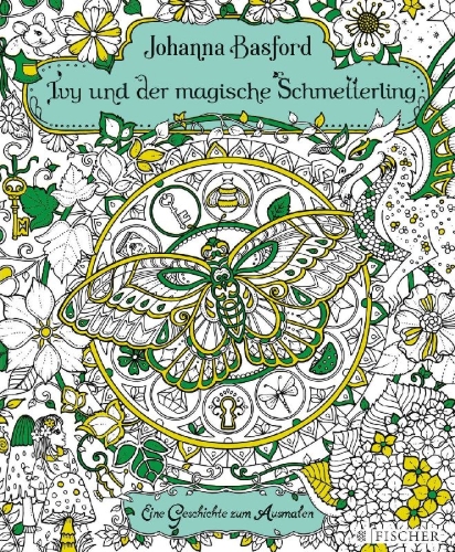 Buchcover und Innenansicht für das Buch: Ivy und der magische Schmetterling