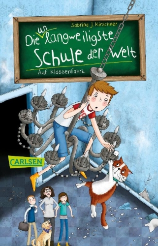 Buchcover und Innenansicht für das Buch: Die unlangweiligste Schule der Welt 1: Auf Klassenfahrt