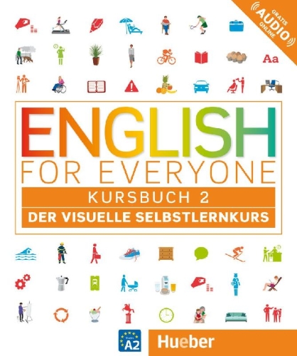 Buchcover und Innenansicht für das Buch: English for Everyone Kursbuch 2