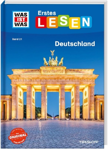Buchcover und Innenansicht für das Buch: WAS IST WAS Erstes Lesen Band 21. Deutschland
