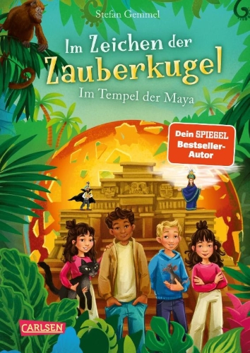 Buchcover und Innenansicht für das Buch: Im Zeichen der Zauberkugel 9: Im Tempel der Maya