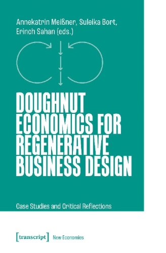 Buchcover und Innenansicht für das Buch: Doughnut Economics for Regenerative Business Design