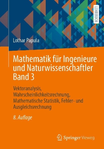 Buchcover und Innenansicht für das Buch: Mathematik für Ingenieure und Naturwissenschaftler Band 3