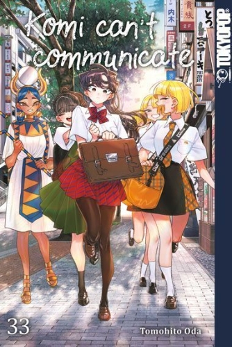 Buchcover und Innenansicht für das Buch: Komi can't communicate 33
