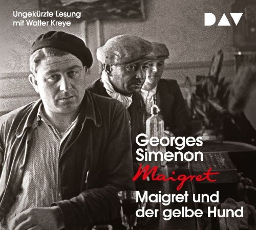 Buchcover und Innenansicht für das Buch: Maigret und der gelbe Hund