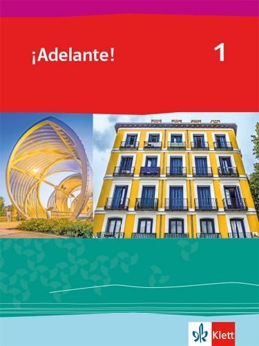 Buchcover und Innenansicht für das Buch: ¡Adelante! 1. Schülerbuch 1. Lernjahr