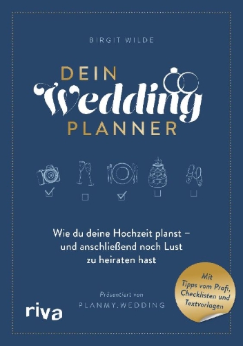 Buchcover und Innenansicht für das Buch: Dein Wedding Planner