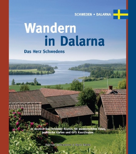 Buchcover und Innenansicht für das Buch: Wandern in Dalarna
