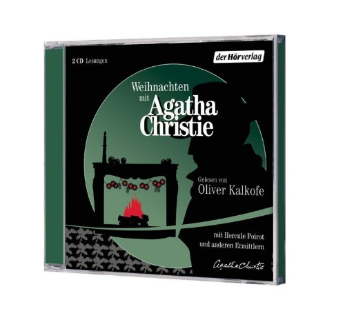 Buchcover und Innenansicht für das Buch: Weihnachten mit Agatha Christie