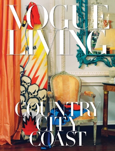 Buchcover und Innenansicht für das Buch: Vogue Living: Country, City, Coast