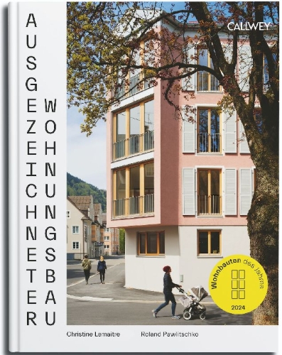 Buchcover und Innenansicht für das Buch: Ausgezeichneter Wohnungsbau 2024