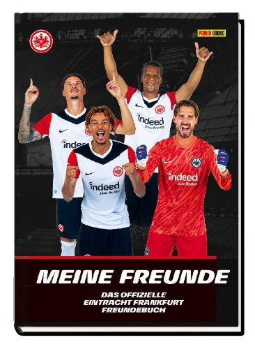 Buchcover und Innenansicht für das Buch: Eintracht Frankfurt: Meine Freunde - Das offizielle Eintracht Frankfurt Freundebuch