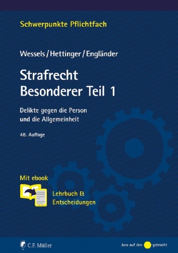 Buchcover und Innenansicht für das Buch: Strafrecht Besonderer Teil 1