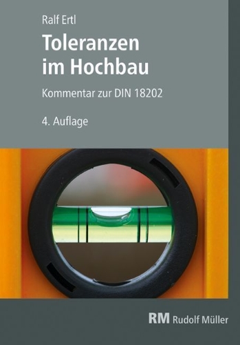 Buchcover und Innenansicht für das Buch: Toleranzen im Hochbau