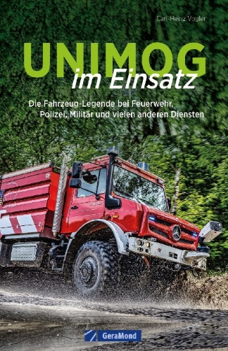 Buchcover und Innenansicht für das Buch: Unimog im Einsatz