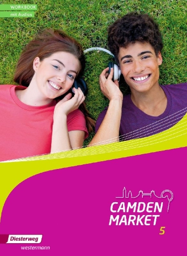 Buchcover und Innenansicht für das Buch: Camden Market 5. Workbook 5 mit Audio-CD