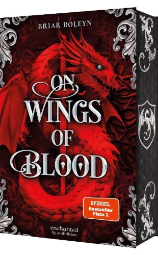 Buchcover und Innenansicht für das Buch: On Wings of Blood
