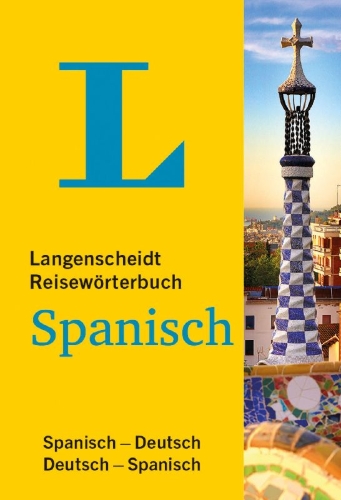 Buchcover und Innenansicht für das Buch: Langenscheidt Reisewörterbuch Spanisch
