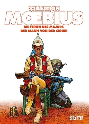 Buchcover und Innenansicht für das Buch: Moebius Collection: Die Ferien des Majors / Der Mann von der Ciguri
