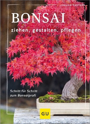 Buchcover und Innenansicht für das Buch: Bonsai ziehen, gestalten und pflegen