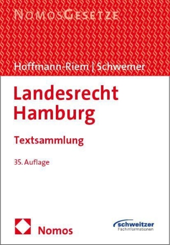 Buchcover und Innenansicht für das Buch: Landesrecht Hamburg