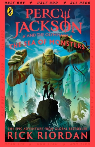 Buchcover und Innenansicht für das Buch: Percy Jackson and the Sea of Monsters