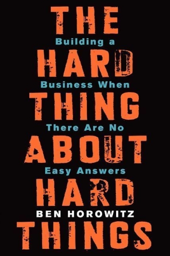 Buchcover und Innenansicht für das Buch: The Hard Thing about Hard Things