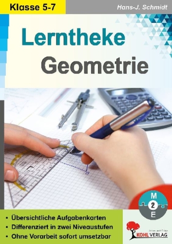 Buchcover und Innenansicht für das Buch: Lerntheke Geometrie / Klasse 5-7