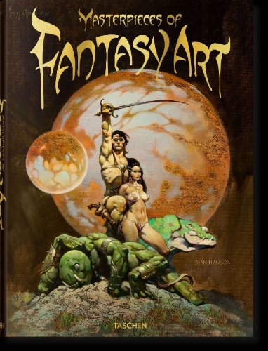 Buchcover und Innenansicht für das Buch: Masterpieces of Fantasy Art