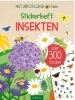 Buchcover und Innenansicht für das Buch: Naturforscher-Kids - Stickerheft Insekten