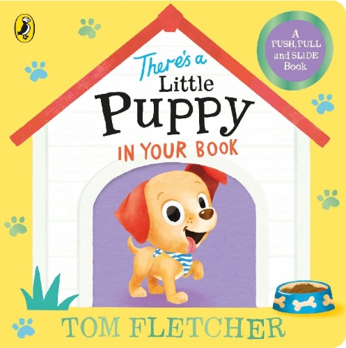Buchcover und Innenansicht für das Buch: There's a Little Puppy in Your Book
