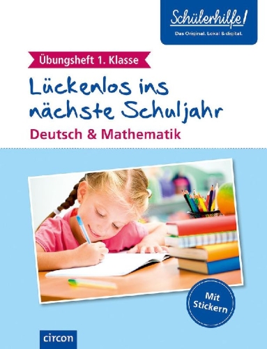 Buchcover und Innenansicht für das Buch: Übungsheft 1. Klasse Deutsch & Mathematik