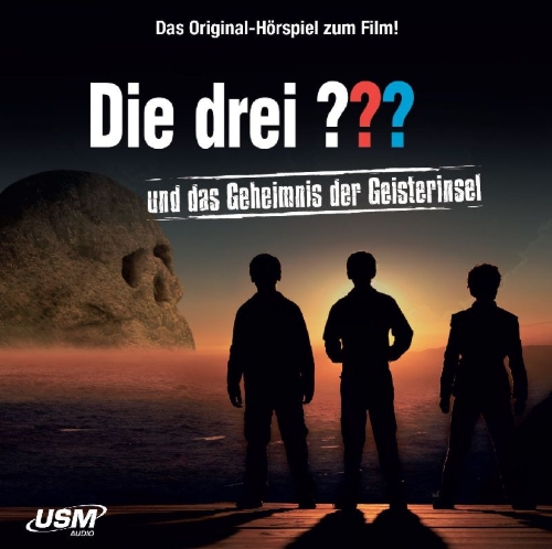 Buchcover und Innenansicht für das Buch: Die drei ??? - Das Geheimnis der Geisterinsel
